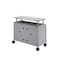 Smith Trades Industrial Storage Cabinet, 37 in H, 43 in W, Platinum, (1) Adj. + (1) Fixed/Base Shelves V21100000PPGNBP - alternate 2